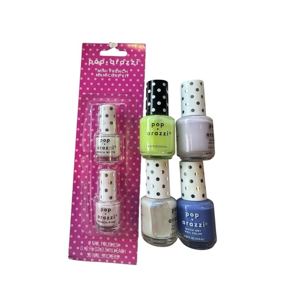 Lot Of  6 Piece Set POP-ARAZZI Nail Polish New Different Colors - Picture 1 of 6